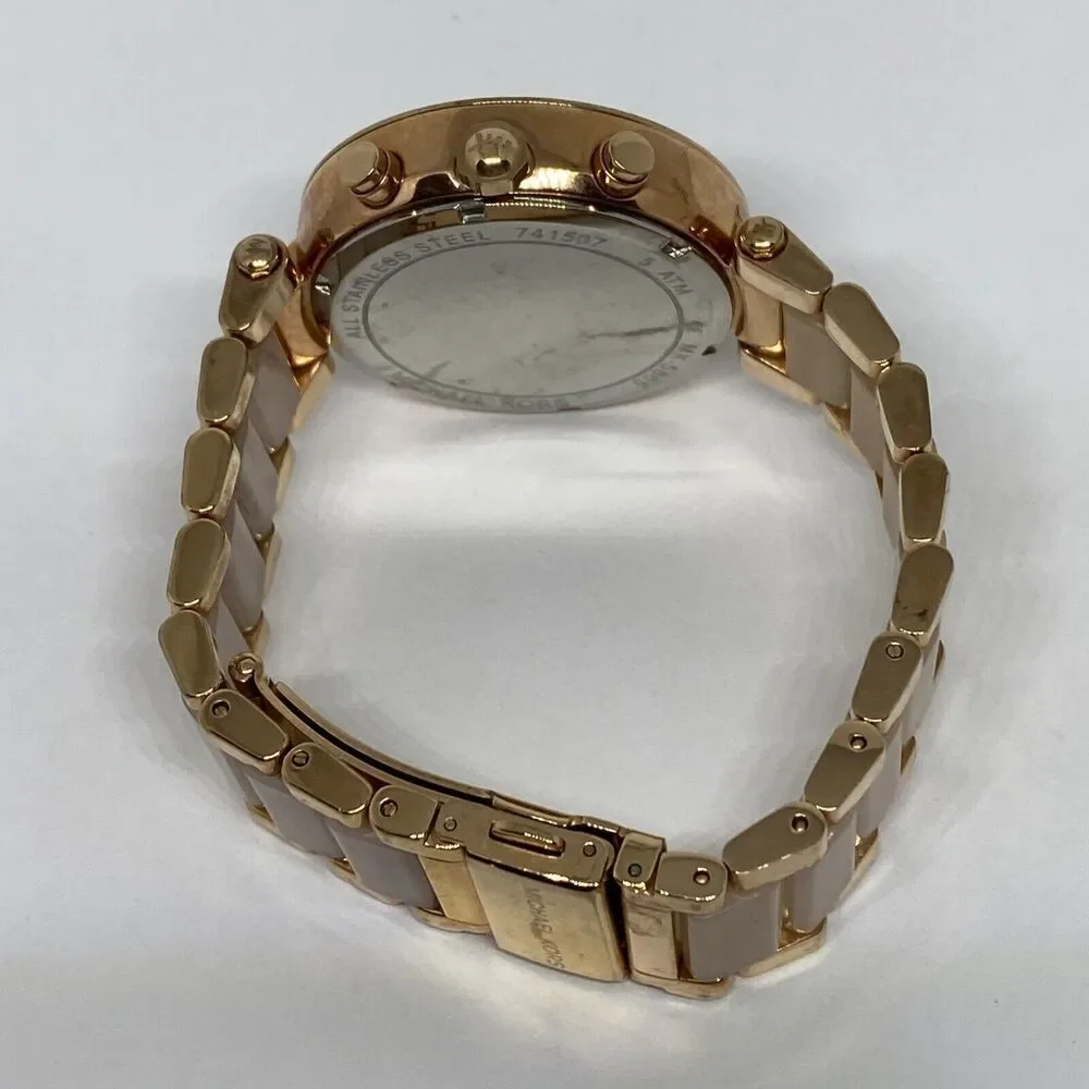 Michael Kors Parker MK5865 Womens Stainless Steel Analog Dial Quartz Watch WO487 - Picture 11 of 12